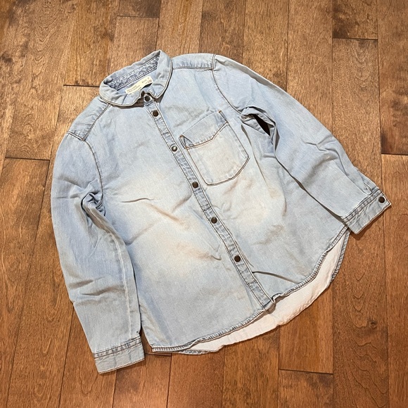 NWOT Zara Girls Denim Shirt - Picture 1 of 3